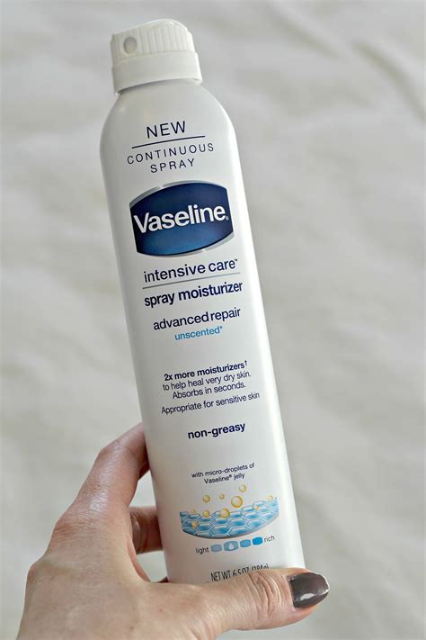 Vaseline Intensive Care Spray Moisturizer | Spray moisturizer ...