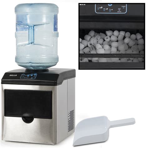 NEW 2in1 Water Dispenser with Built-In Ice Maker Machine Countertop up to 40lbs | eBay