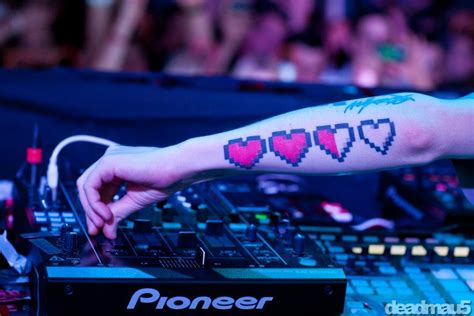 epic tattoo | Celebrity tattoos, Deadmau5 tattoo, Pixel heart tattoo