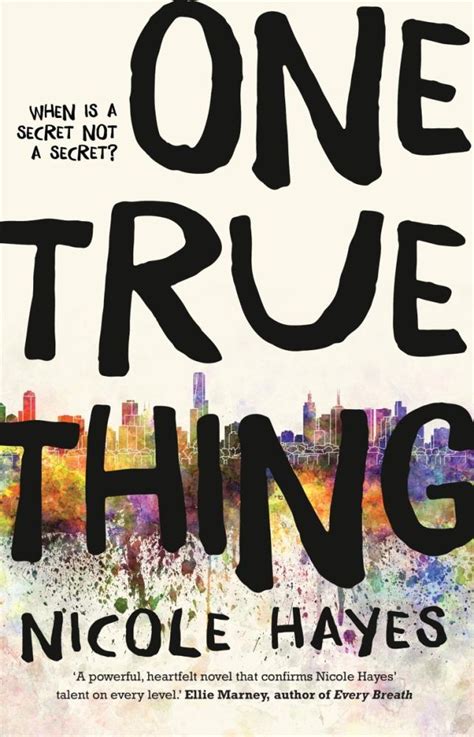 One true thing · Karen Comer