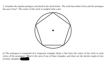 Answered: 5. Consider the regular pentagon,… | bartleby