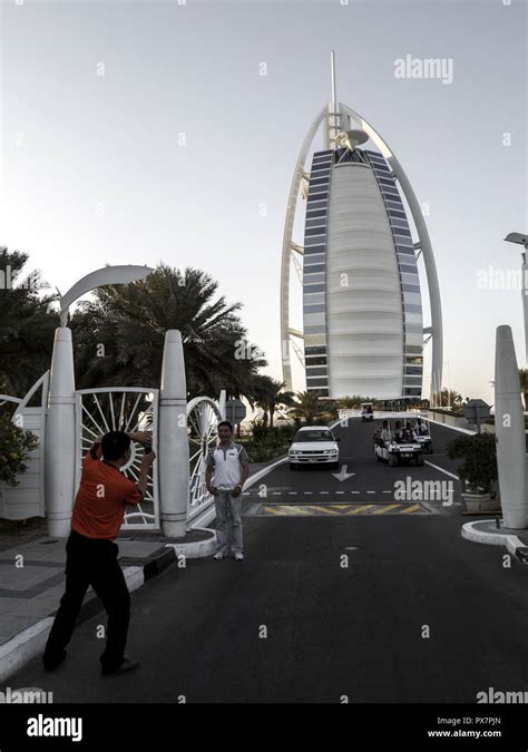 Dubai, Sevenstar-Hotel Burj al Arab, United Arab Emirates Stock Photo ...