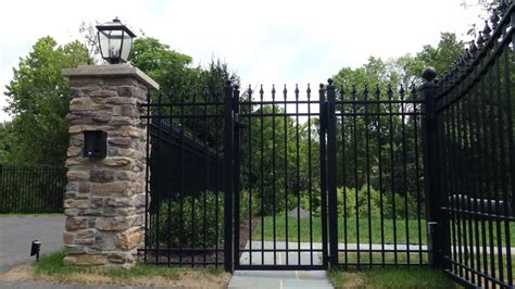 Decorative Security - Front Gate and Fence - Compass Iron Works