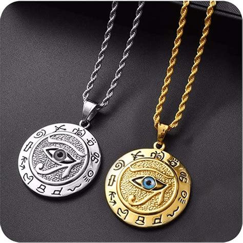 Amazon.com: Fairy1 Egyptian The Eye of Horus Pendant Necklace for Women ...