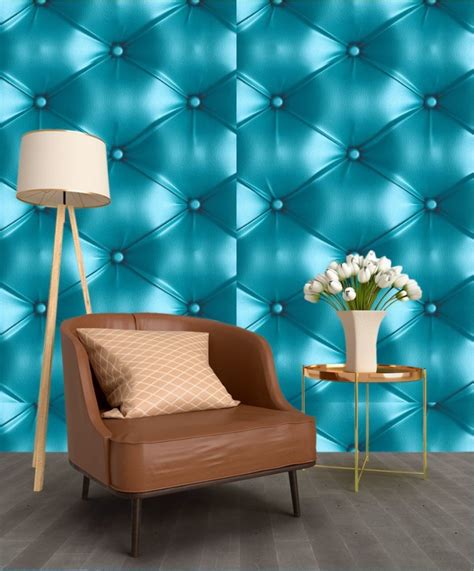 Decorate A Small Living Room Blue Wallpaper