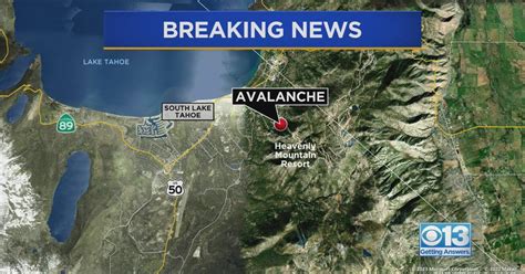 South Lake Tahoe avalanche injures two backcountry skiers - CBS Sacramento