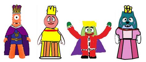 King Muno Queen Foofa Prince Brobee Princess Toodee - Yo Gabba Gabba ...