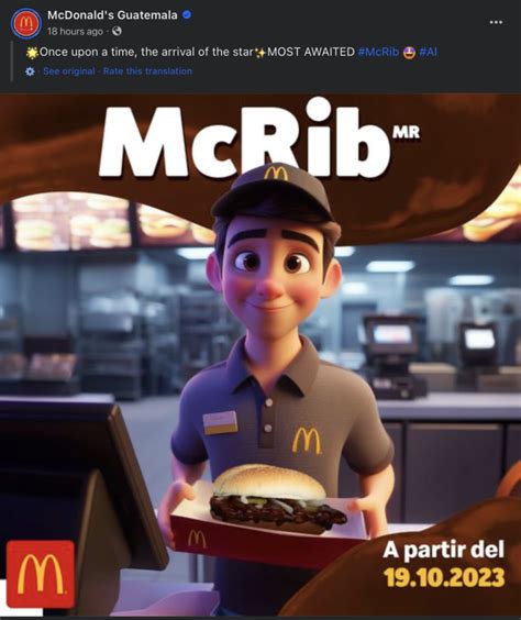 2023 Central America McRib returns - McRib Locator