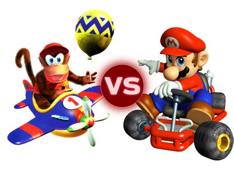 Versus Mode Episode 13 - Diddy Kong Racing vs. Mario Kart 64 (ft. Logan ...