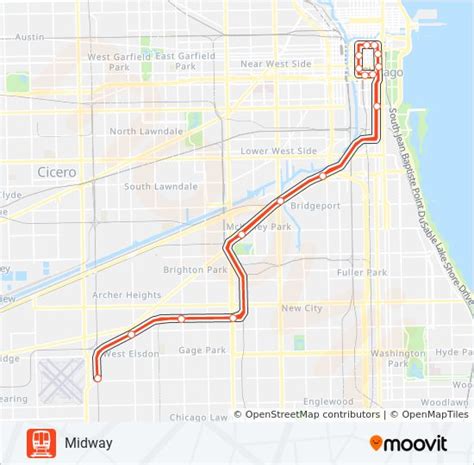 orange line Route: Schedules, Stops & Maps - Towards the Loop (Updated)