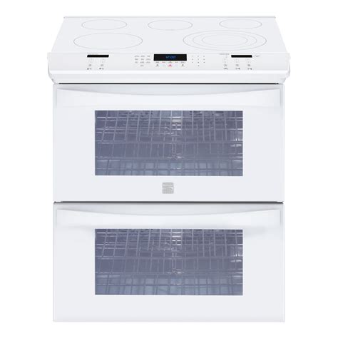 Kenmore Elite 30″ Double-oven Slide-in Electric Range W/convection – White | Trumia