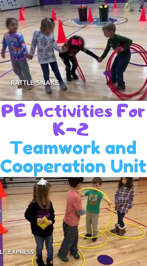 PE Activities For K-2 Teamwork and Cooperation Unit - S&S Blog ...