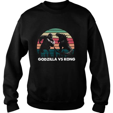 Godzilla vs Kong Shirt, Kaiju Godzilla Retro Kong Shirt Rodan Mothra Monster, Godzilla shirt ...