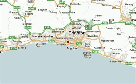 Brighton Map Of England