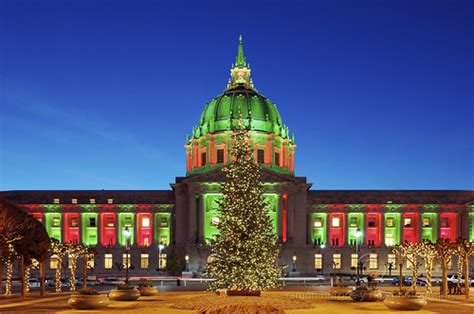 San Francisco City Hall Holiday Lighting