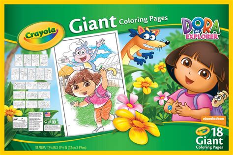 Giant Coloring Pages - Dora the Explorer | Crayola