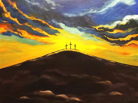 Golgotha Painting at PaintingValley.com | Explore collection of ...