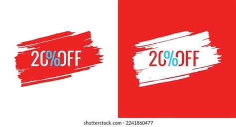 20 Percent Off Sign Vector Object Stock Vector (Royalty Free ...