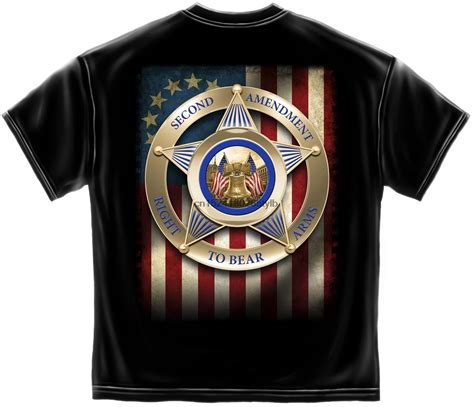 2nd Amendment T Shirt 2nd Amendment Colonial Flag Black-in T-Shirts from Men's Clothing on ...