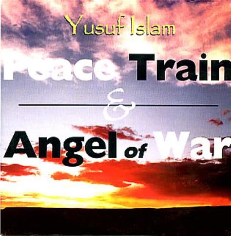 Yusuf Islam Peace Train & Angel Of War UK Promo CD single (CD5 / 5") (244709)