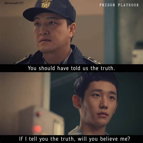 Prison Playbook | Kdrama quotes, Prison, Truth