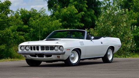 1971, Plymouth, Hemi, Cuda, Convertible, Cars, Muscle, White Wallpapers HD / Desktop and Mobile ...