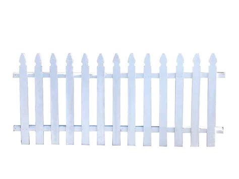 White Wooden Picket Fence 8' x 3' - Stuart Event Rentals