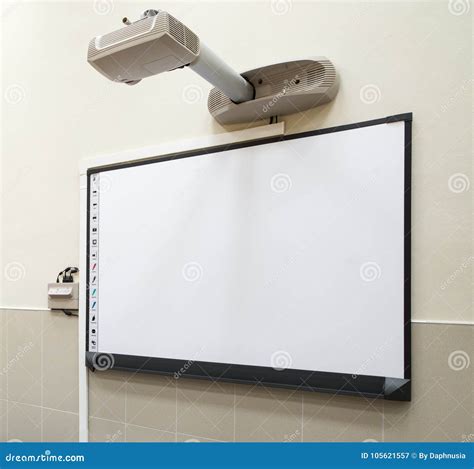 Smart Board Being Used in a Classroom Stock Image - Image of modern ...