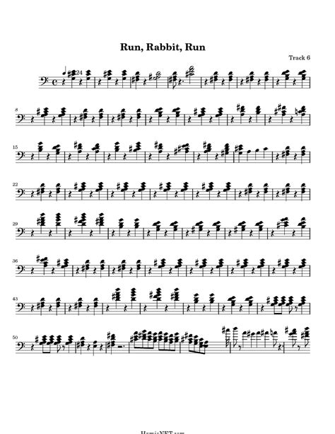 Run Rabbit Run Sheet Music ((HOT)) Free