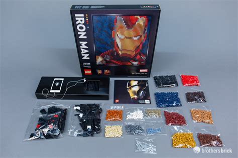 LEGO 18+ Mosaic 31199 Marvel Studios Iron Man - Review-6 - The Brothers ...