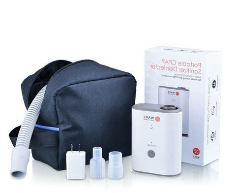 WAVE MEDICAL Automated CPAP Cleaner Sanitizer with Adapters