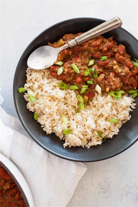 Vegan Red Beans and Rice | Slow Cooker Option | Wholefully