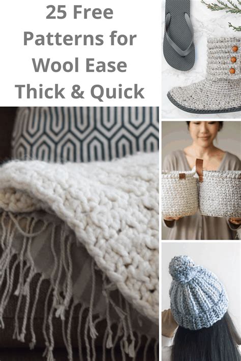 25 Wool Ease Thick & Quick Crochet Patterns (Easy & Free) - love. life. yarn.