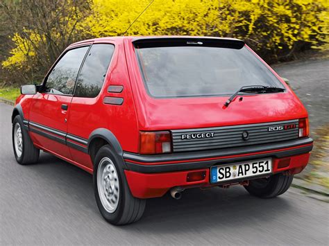 PEUGEOT 205 GTI specs - 1984, 1985, 1986, 1987, 1988, 1989, 1990, 1991, 1992, 1993, 1994 ...