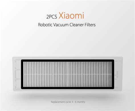 2pcs Xiaomi Robotic Vacuum Cleaner Filter For Mi Robot Filters Replacements Accessory - Dr Techlove