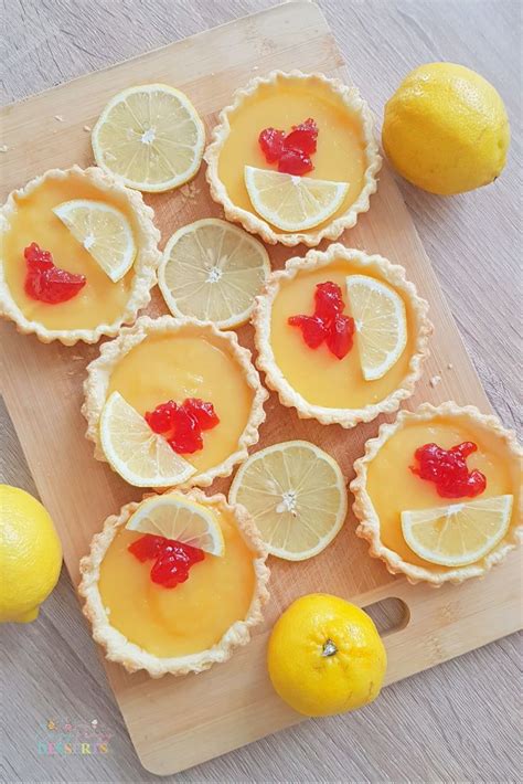 Mini lemon tarts in puff pastry | Eazy Peazy Desserts