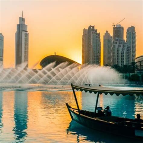 Dubai Fountain Boat Ride with Burj Khalifa Observation Deck tickets