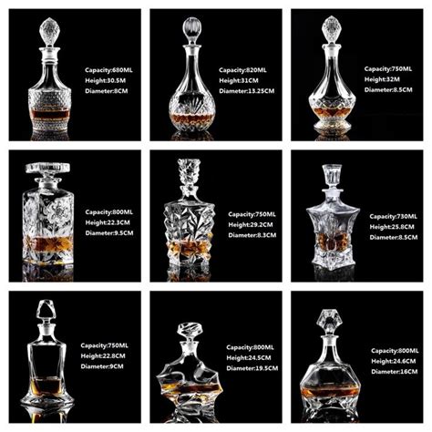 Assorted Crystal Decanters, Glass Decanter, Fancy Decanter | Crystal ...