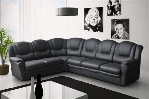 Texas Faux Leather Corner Sofa – PF Furniture