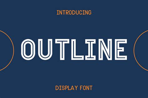 Outline Font by Pila Studio · Creative Fabrica