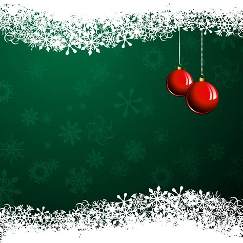 Christmas illustration with red ball on green background 357572 Vector Art at Vecteezy