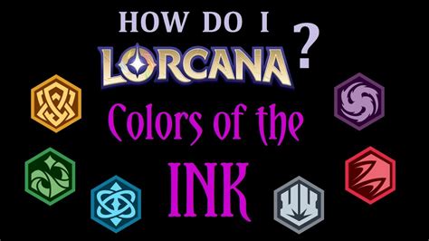 How Do I Lorcana: Colors of the Ink - YouTube