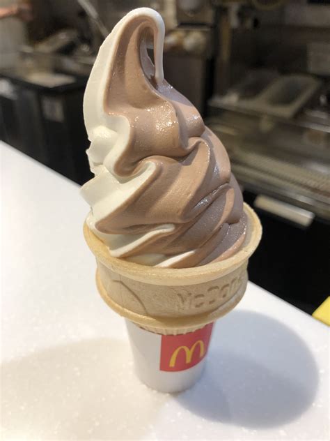 McDonald’s Hershey twist ice cream cone | Mcdonalds ice cream, Yummy ice cream, Frozen snack