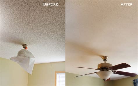 $10 Popcorn Ceiling Makeover – Prairie & Pines