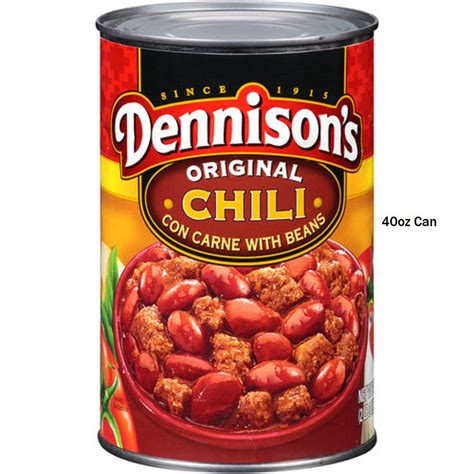 Dennison's, Original, Chili Con Carne with Beans, 40oz Can