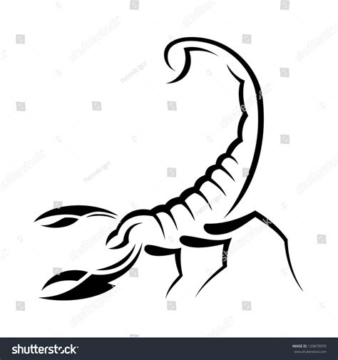 Scorpion Vector Illustration Stock Vector (Royalty Free) 120879970