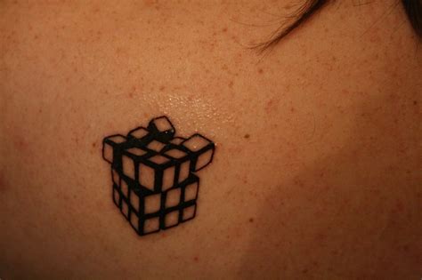 My Rubik's cube tattoo | Minimalist tattoo small, Tattoos, Cube