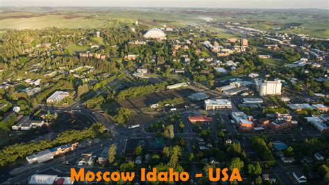 Moscow, Idaho Map