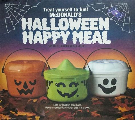 Those McDonalds trick-or-treat buckets: in 2020 | 90s childhood ...