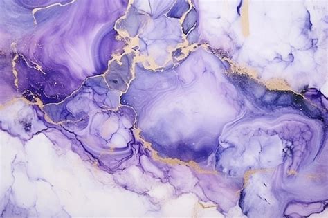 Premium AI Image | Purple marble wall art that is a painting by the artist.